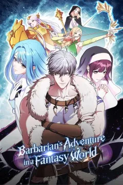 Barbarian's Adventure in a Fantasy World